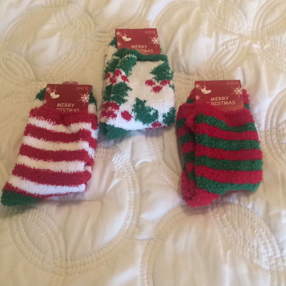 Merry Christmas Slipper Socks